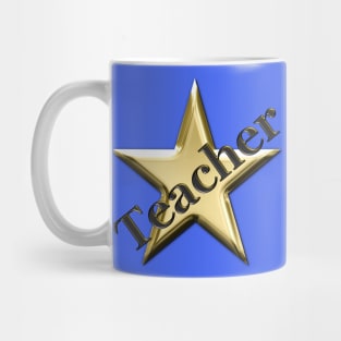 Gold Star Teacher Mug